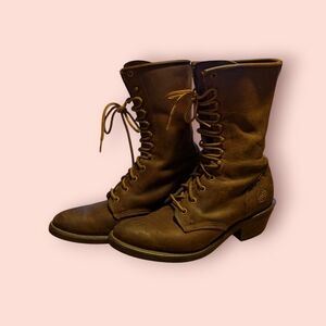 Vintage Double H Leather Boot